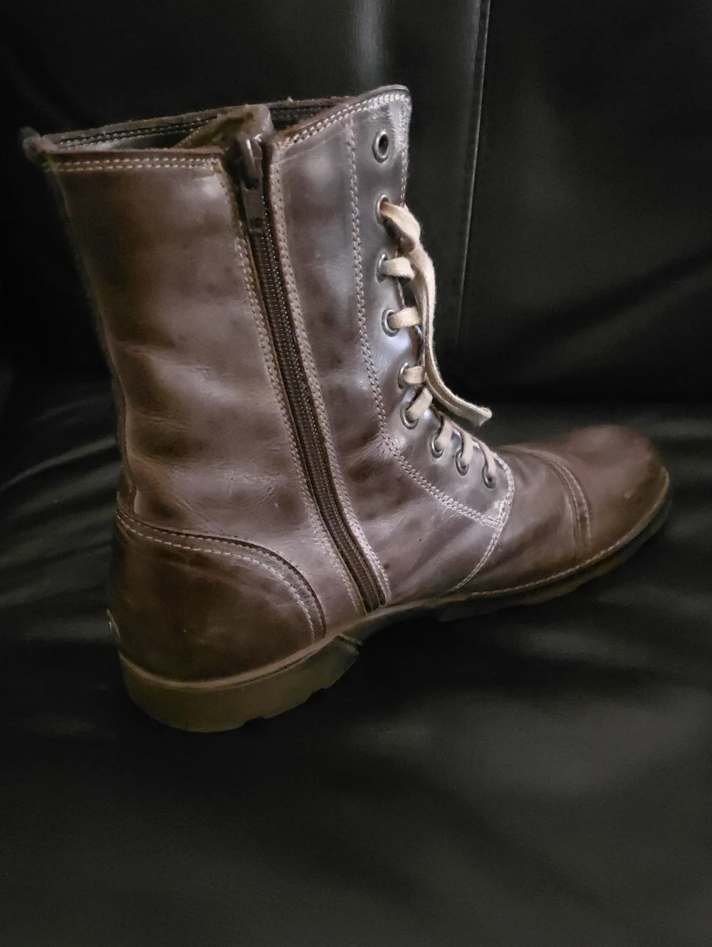 Steve Madden Dark Brown Boots Gatsbys Mens Size 10